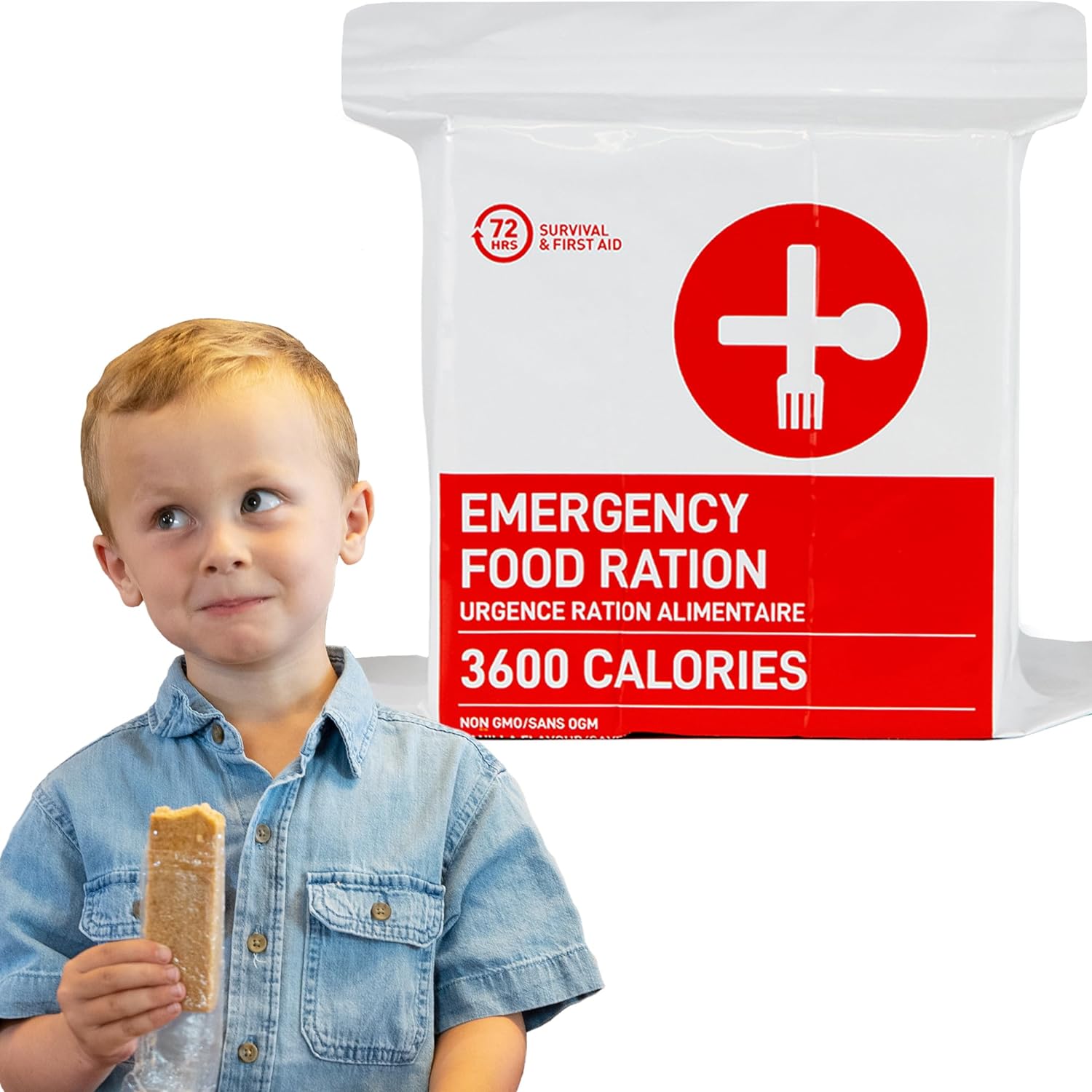 72 HRS Food Rations, Emergency Food Rations, Rations Emergency 3600 Calories for 72 Hours, 5 – Year Shelf Life, Emergency Food