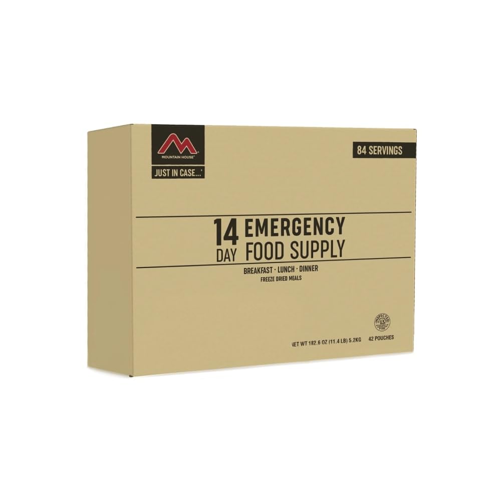 Mountain House 14-Day Emergency Food Supply | Freeze Dried Survival  Emergency Food | 84 Servings