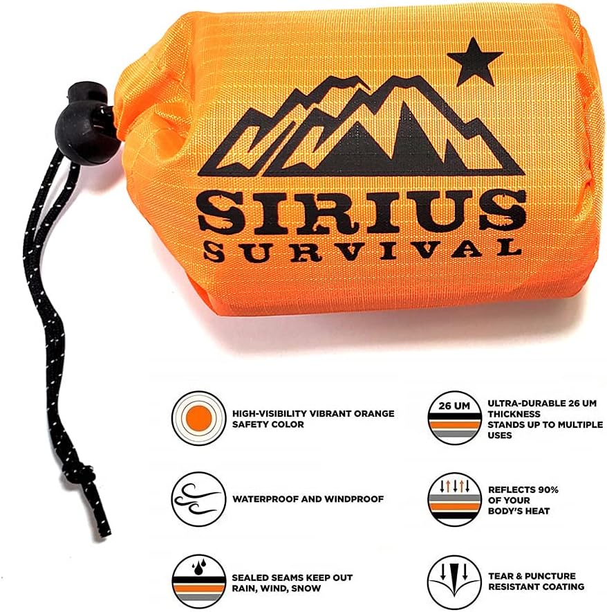 The Sirius 3 Survival Kit  Emergency Preparedness – Food, Water  Shelter for 72 Hours - 5 Year Shelf Life