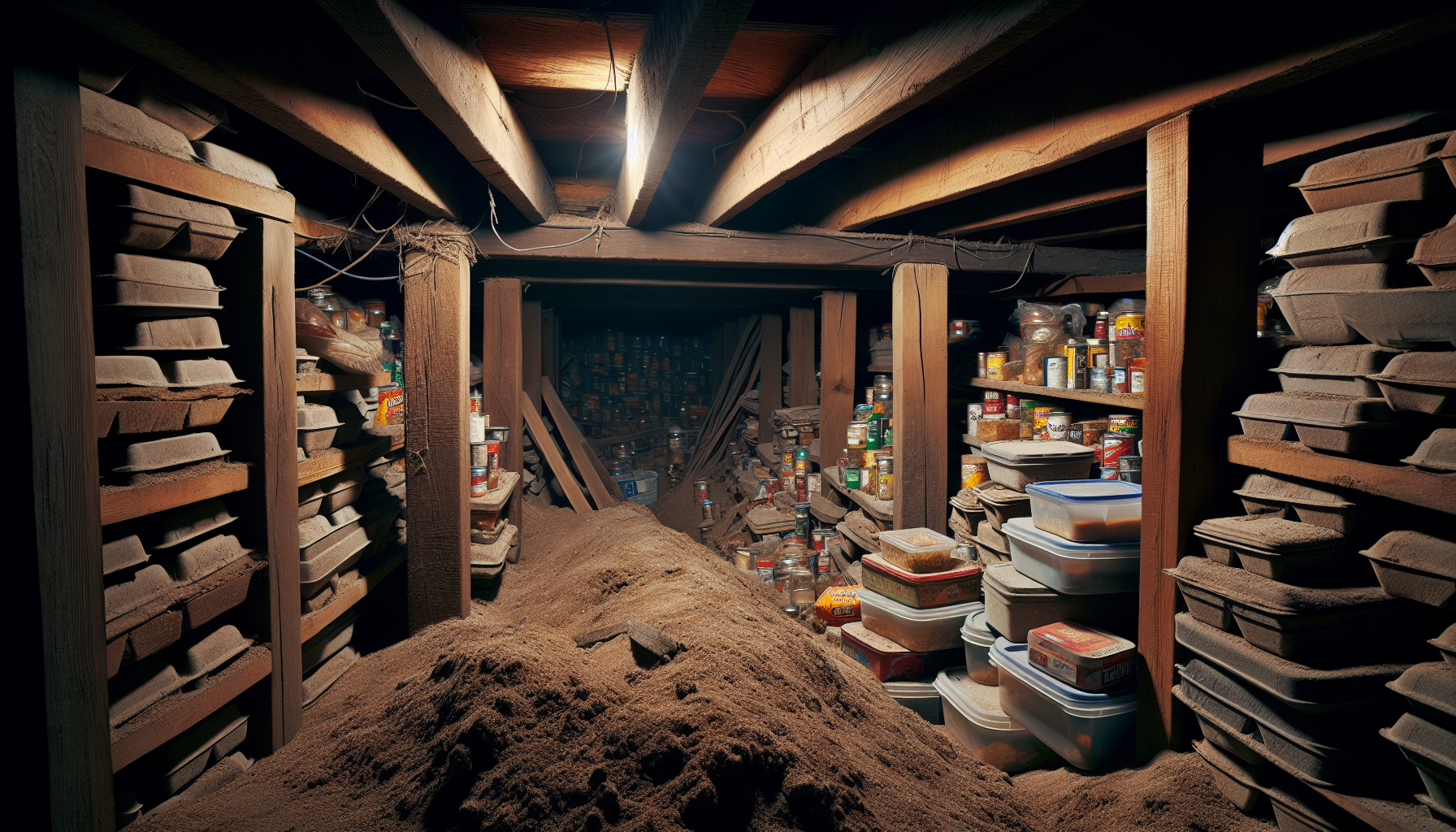 Can I Store Emergency Food In My Crawl Space Or Under The House?