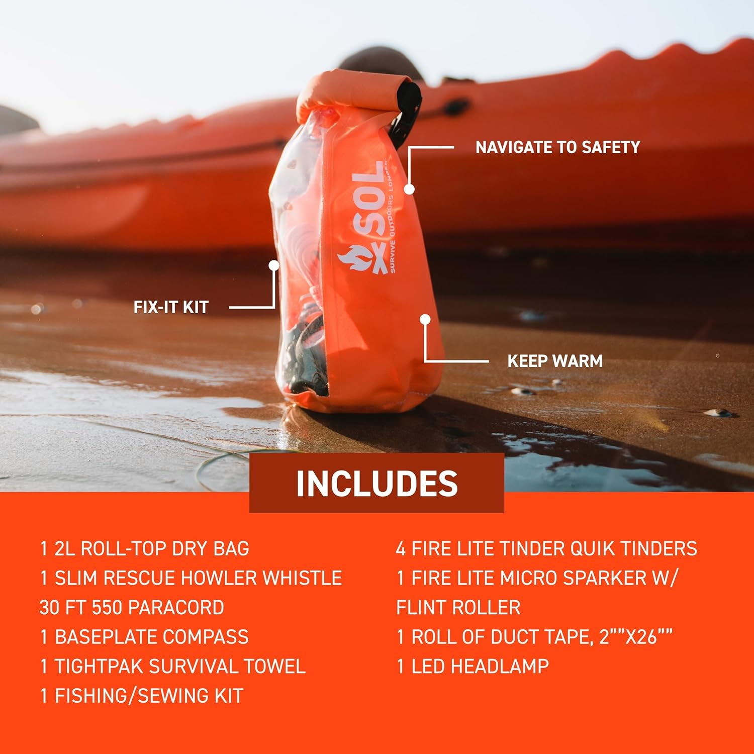 S.O.L. Adventure Ready Survival Kit