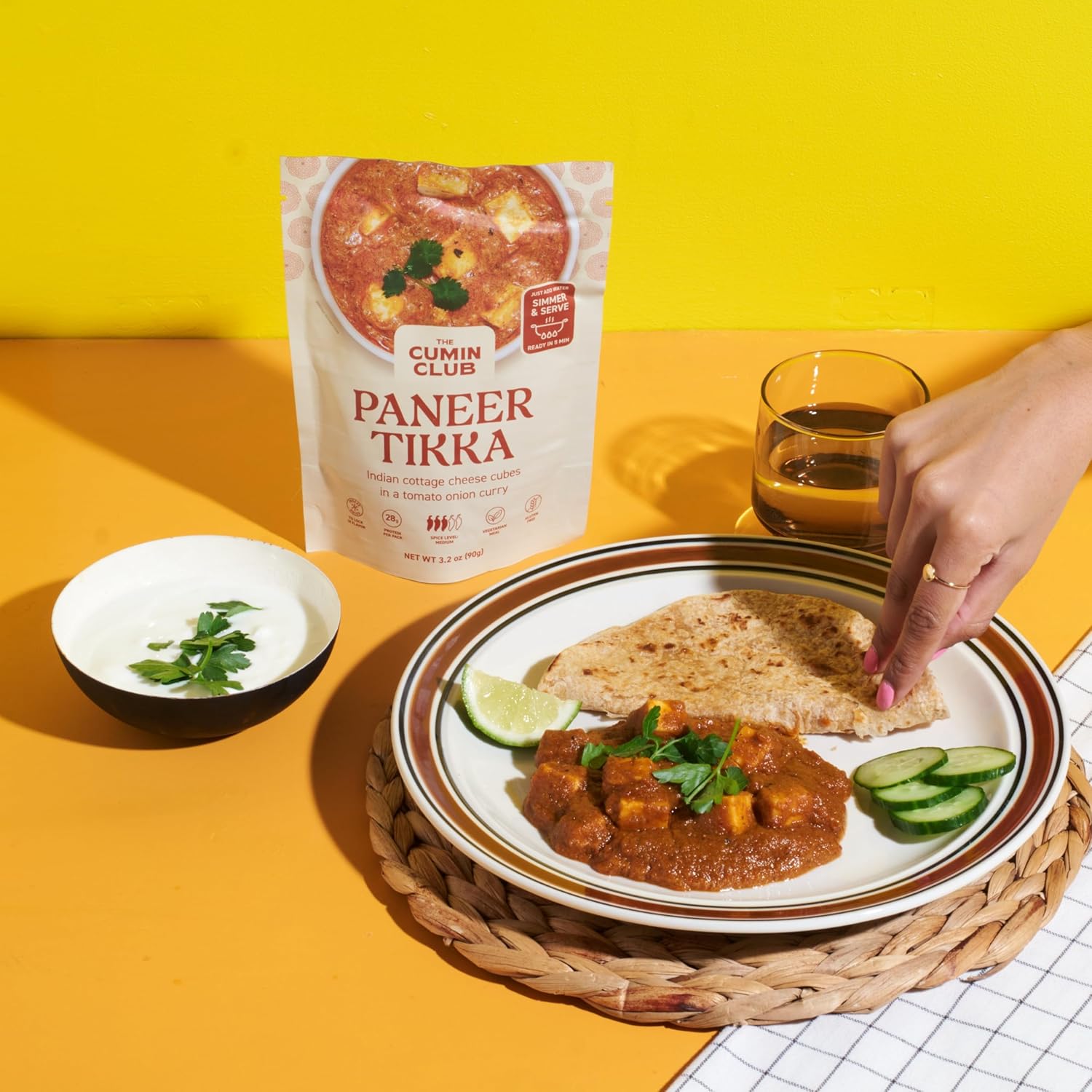 The Cumin Clubs Instant Paneer Tikka Masala - Authentic Indian Meal with Regional Flavors, Ready to Eat in Just 5 Minutes - Pack of 5 Pouches for Convenient and Delicious India Cuisine at Home The Cumin Clubs Instant Paneer Tikka Masala - Authentic Indian Meal with Regional Flavors, Ready to Eat in Just 5 Minutes - Pack of 5 Pouches for Convenient and Delicious India Cuisine at Home