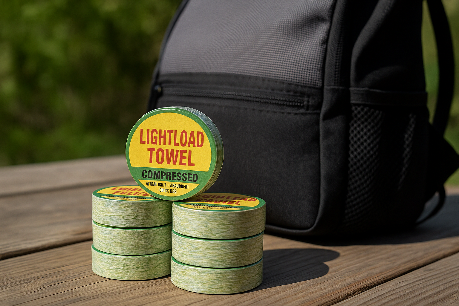 Lightload Towels X Strength Compressed for Easy Travel and Storage Superabsorbent Quick Dry Multiuse 12x12 .2 oz. (50 piece Box)