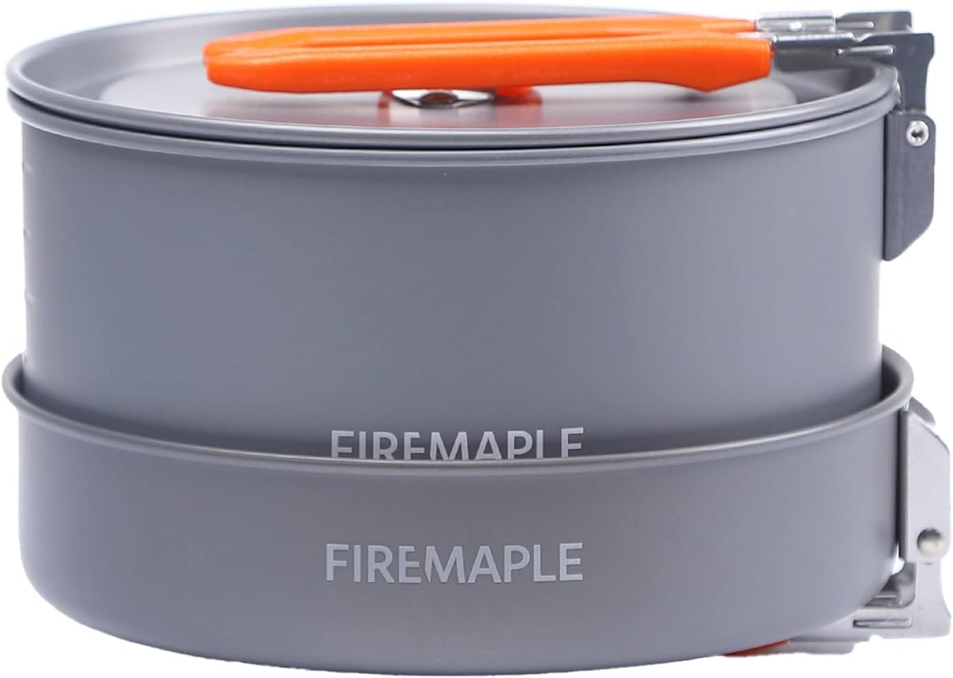 Fire-Maple Feast Outdoor Camping Cookware Set, Portable Stackable Cooking Pot and Pan Kit with Kettle, Saucepans and Spatula for Hiking, Fishing and Backpacking