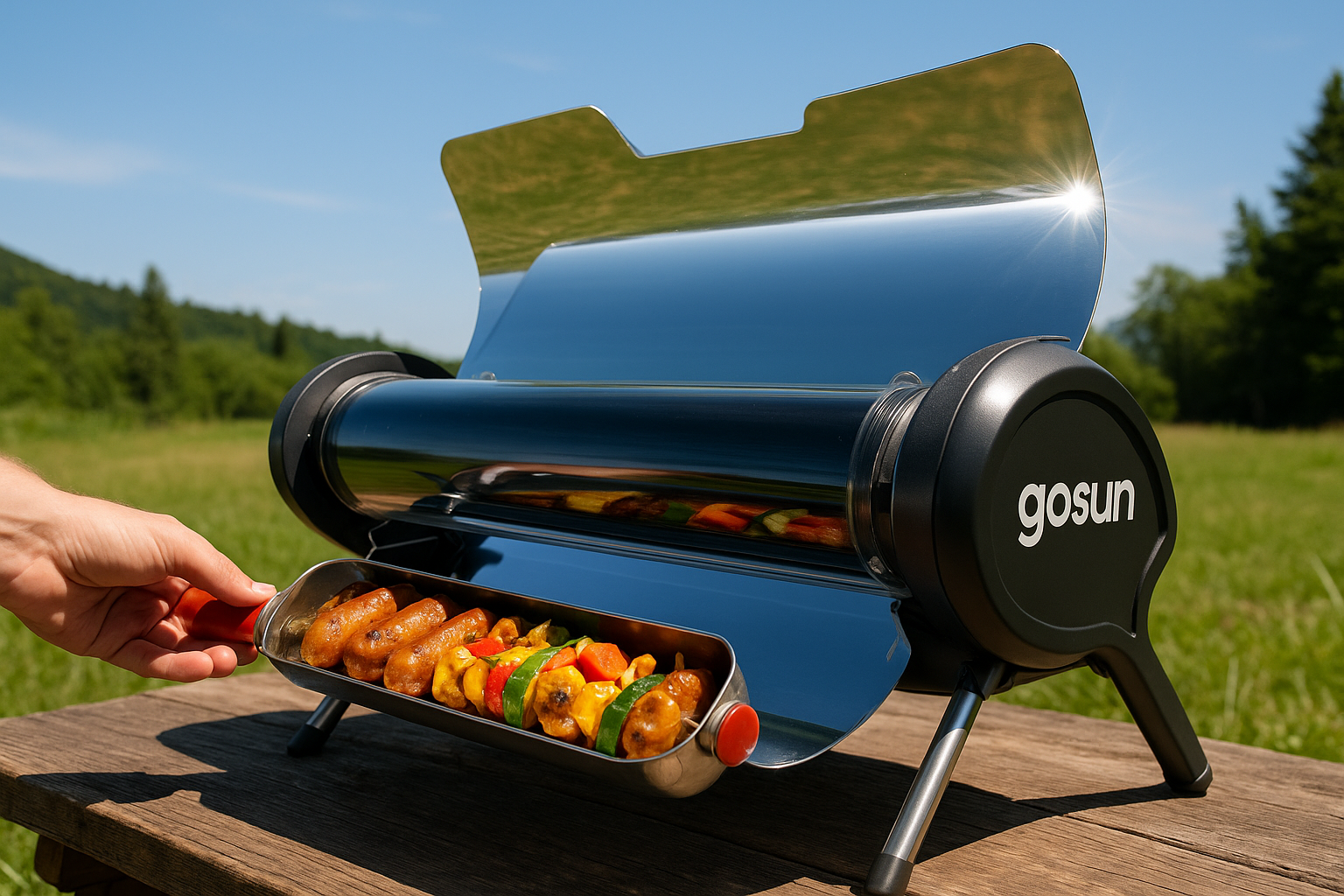 GoSun Barbecue, Solar Barbecue, for Food, Cooking in The Sun, Ideal for Camping or Hiking. GoSun Barbecue, Solar Barbecue, for Food, Cooking in The Sun, Ideal for Camping or Hiking.