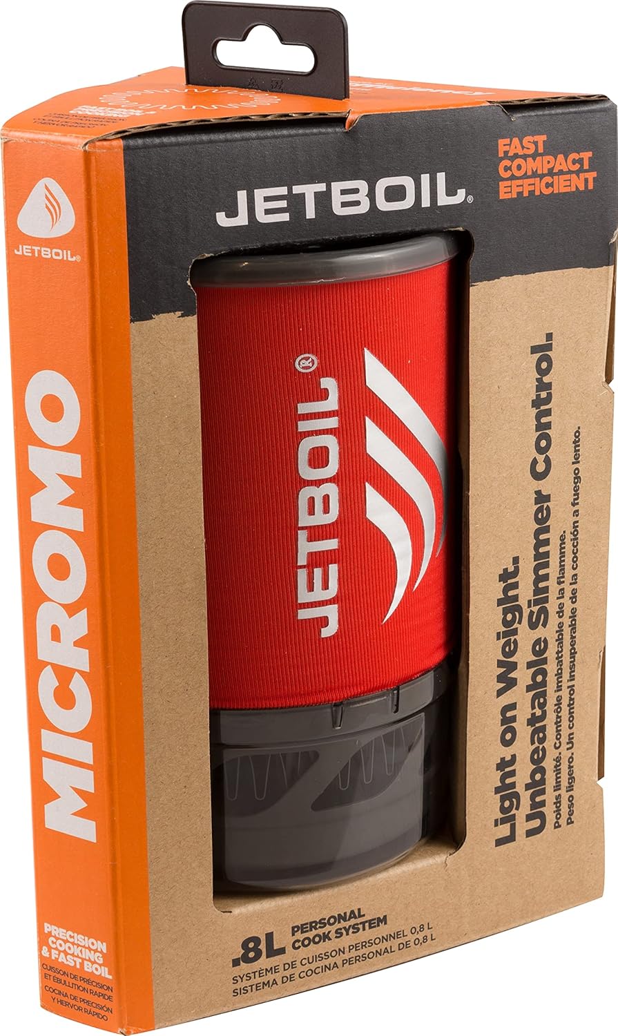 Jetboil MicroMo Lightweight Precision Camping and Backpacking Stove Cooking System with Adjustable Heat Control Jetboil MicroMo Lightweight Precision Camping and Backpacking Stove Cooking System with Adjustable Heat Control