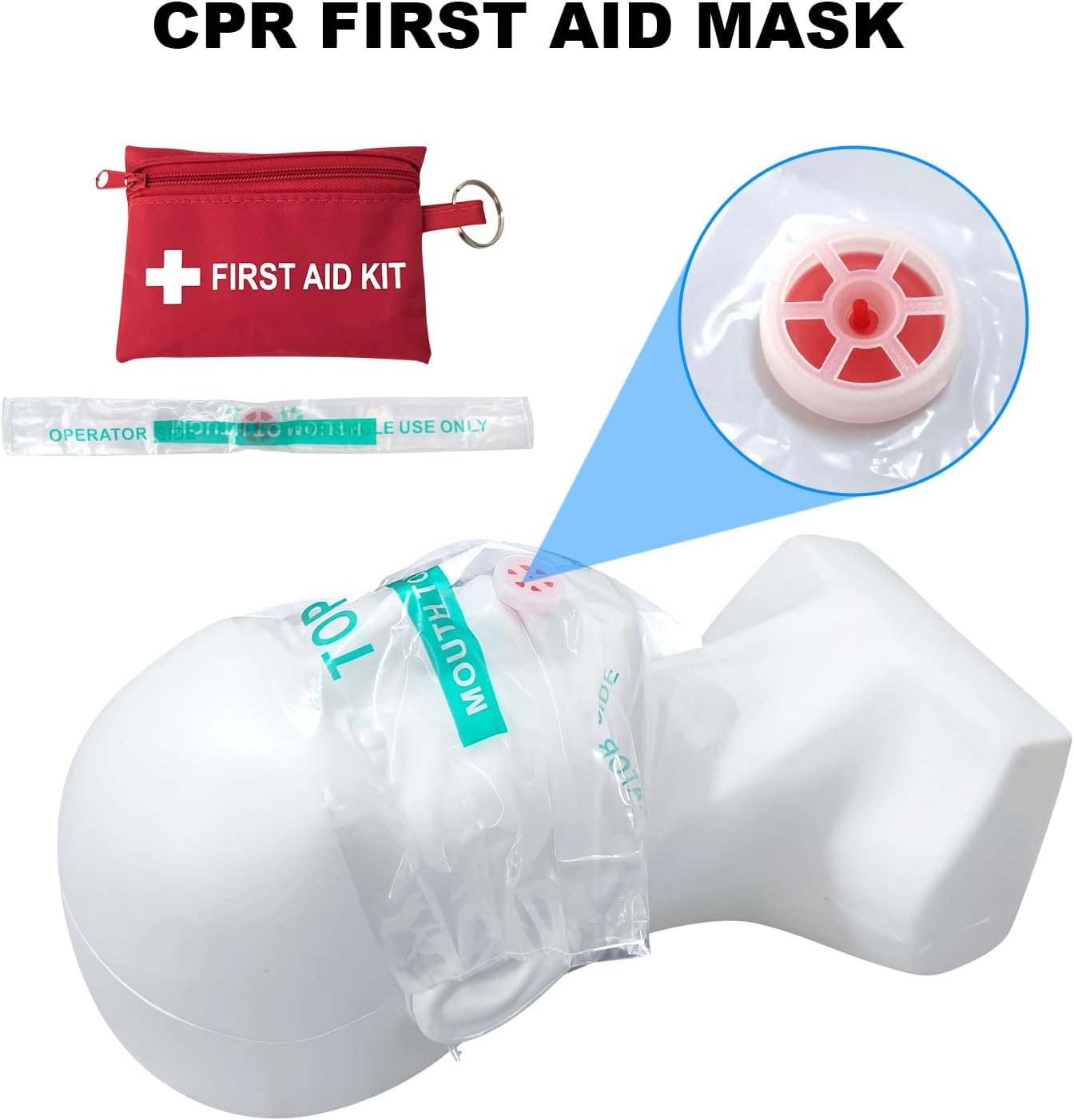 Mini First Aid Kit - CPR Keychain CPR Face Shield with Breathing Barrier Elastic Belt One Pair of Disposable Gloves for Travel Home Camping - Emergency Supplies (10 Set) Mini First Aid Kit - CPR Keychain CPR Face Shield with Breathing Barrier Elastic Belt One Pair of Disposable Gloves for Travel Home Camping - Emergency Supplies (10 Set)
