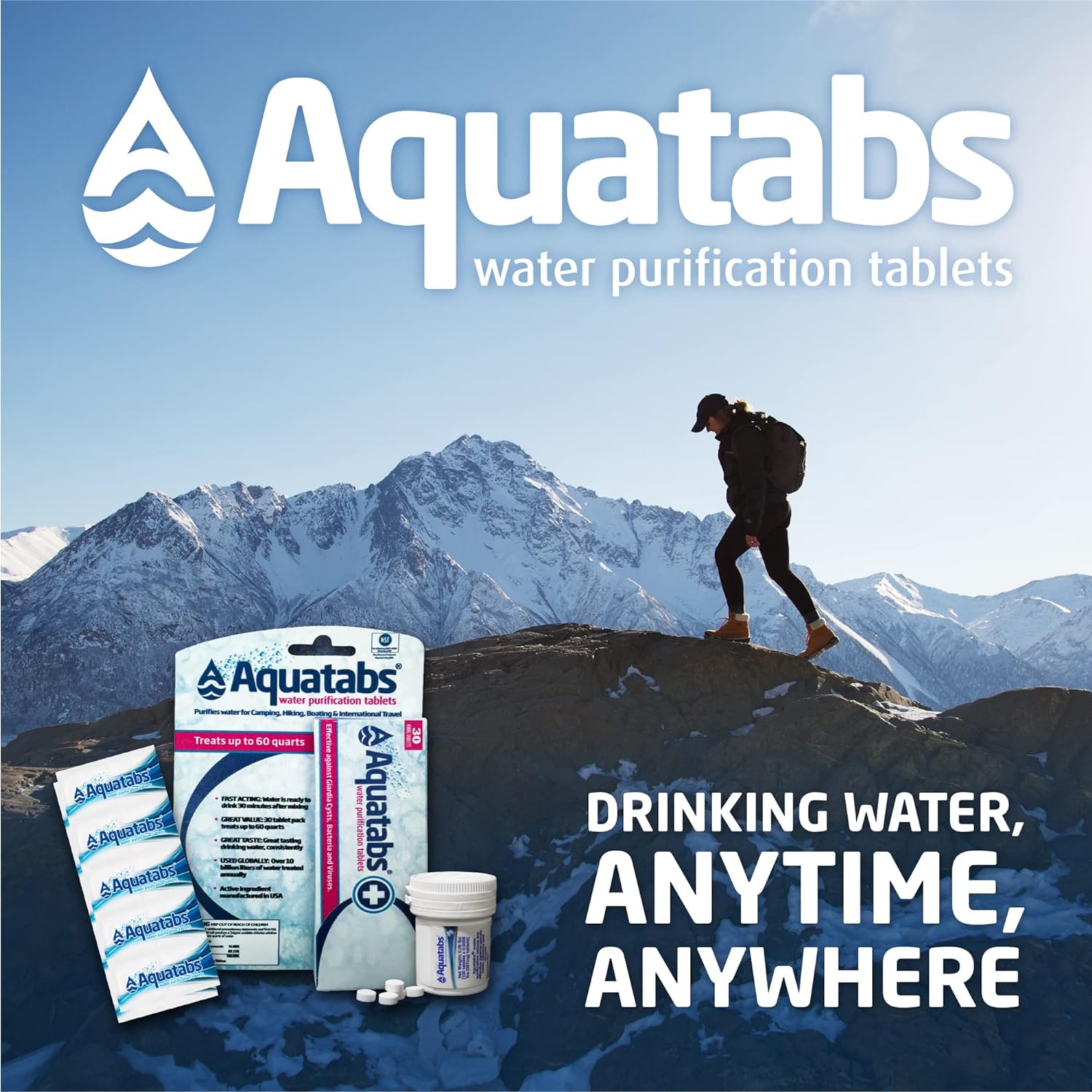 Aquatabs 397mg Water Purification Tablets Review