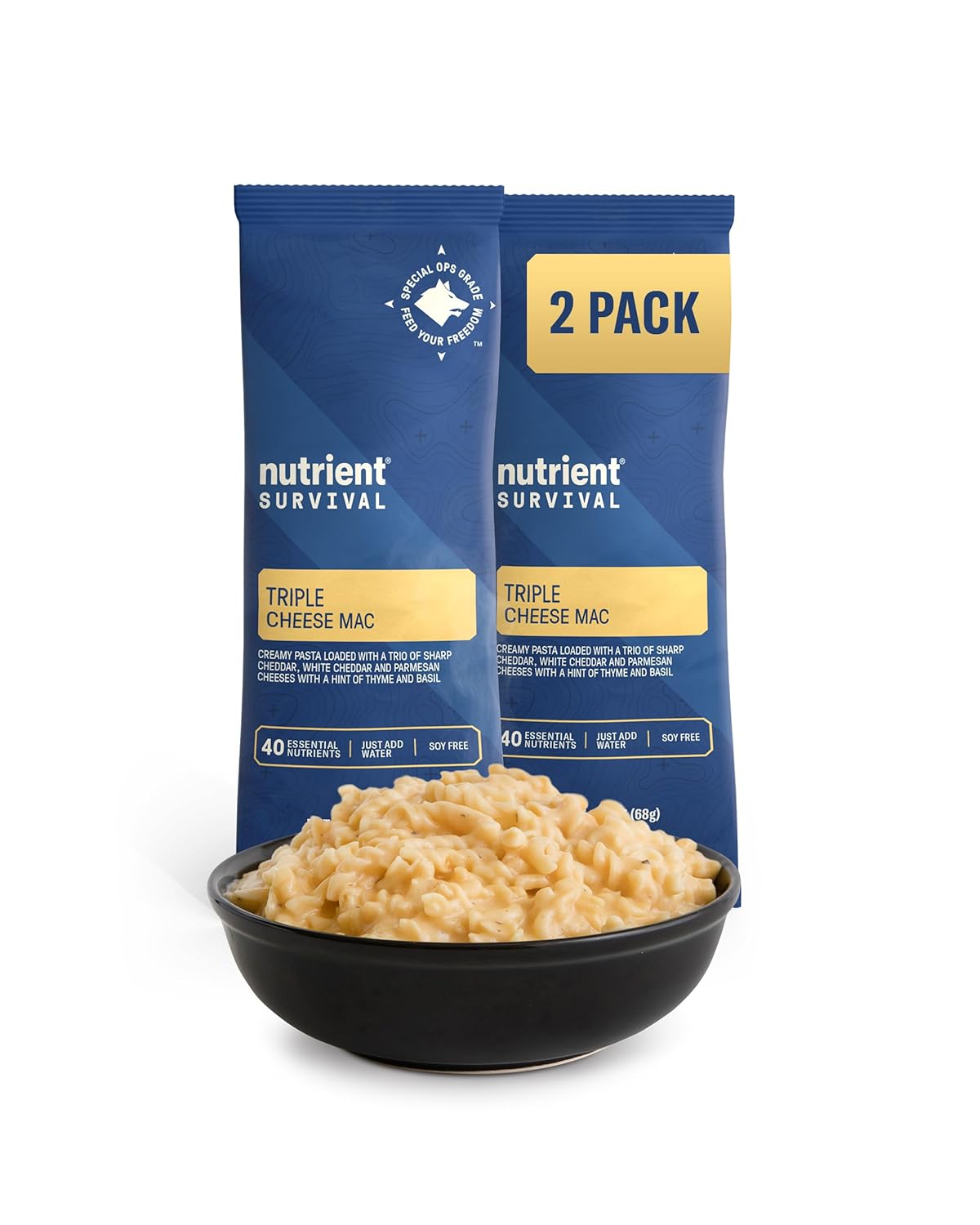 Nutrient Survival MRE Triple Cheese Mac Review