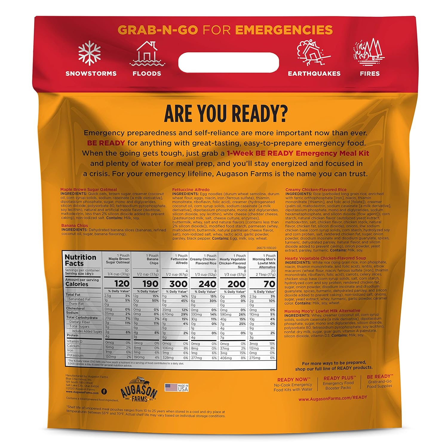 Augason Farms BE Ready 1-Week Emergency Food Supply Review