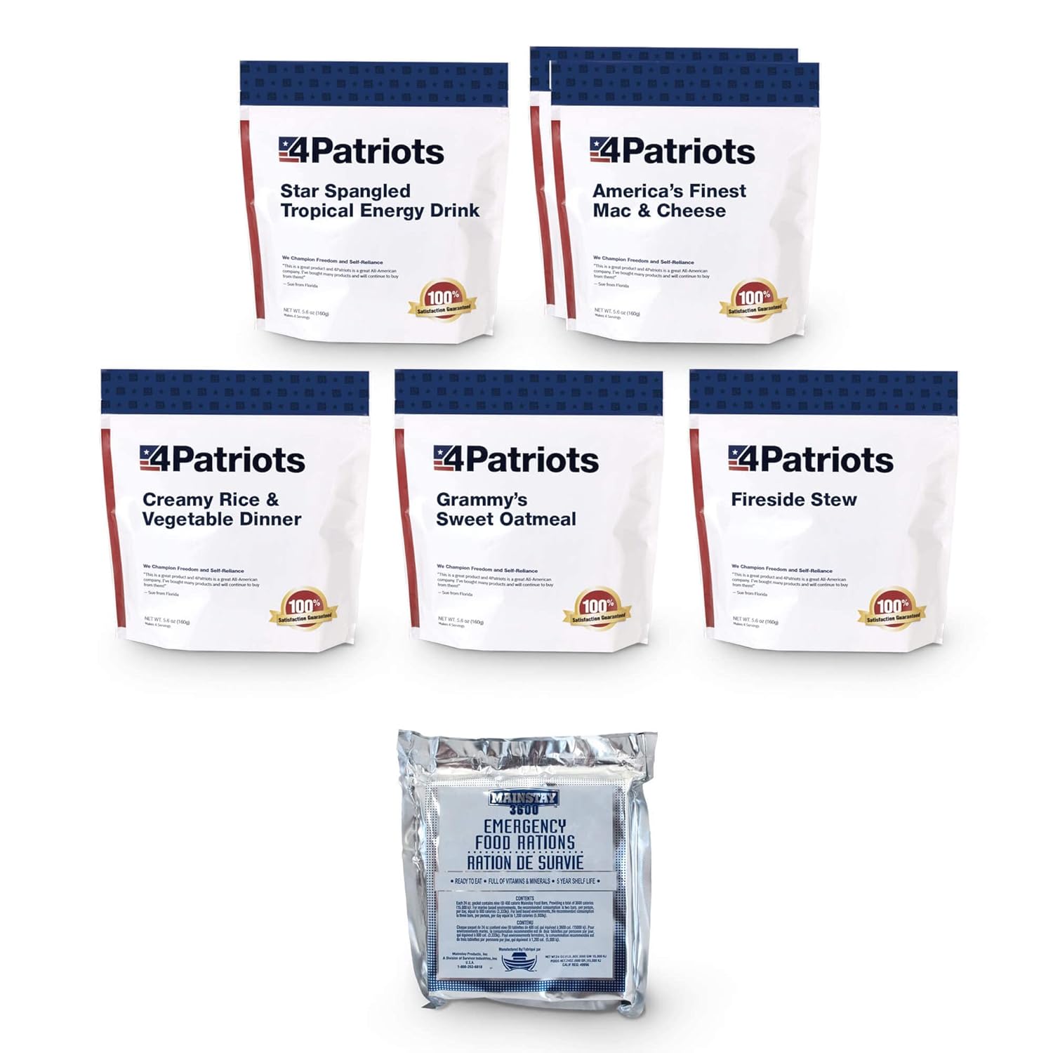 4Patriots 1-Week Survival Food Kits Review