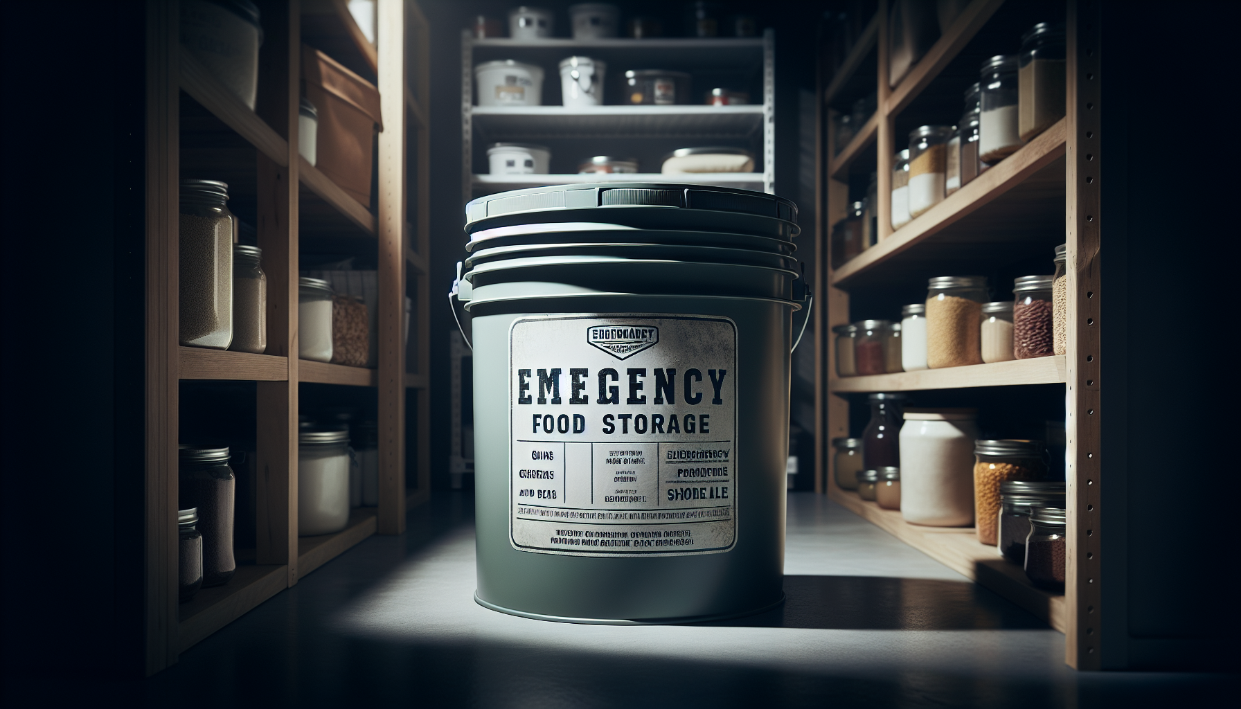 Can I Store Emergency Food In Buckets Or Pails?